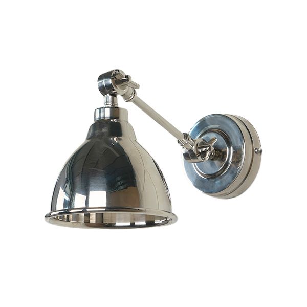 From The Anvil - Brindley Wall Light - Smooth Nickel