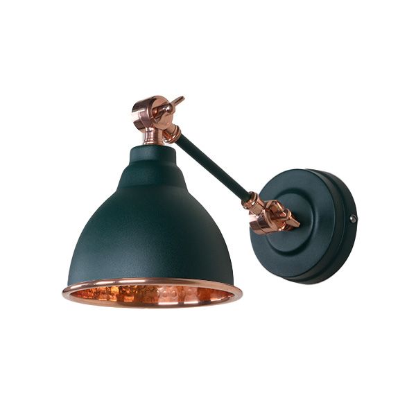 From The Anvil - Hammered Copper Brindley Wall Light - Dingle