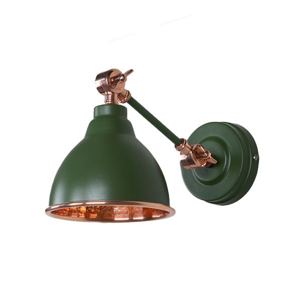 From The Anvil - Hammered Copper Brindley Wall Light - Heath