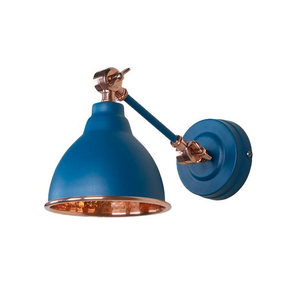 From The Anvil - Hammered Copper Brindley Wall Light - Upstream