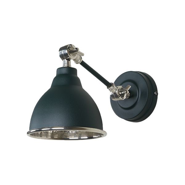 From The Anvil - Hammered Nickel Brindley Wall Light - Dingle