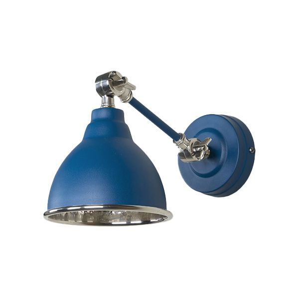 From The Anvil - Hammered Nickel Brindley Wall Light - Upstream