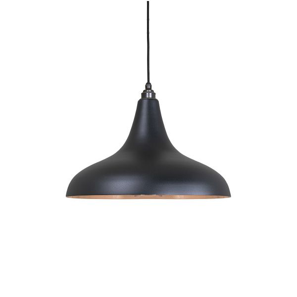 From The Anvil - Smooth Copper Frankley Pendant - Elan Black