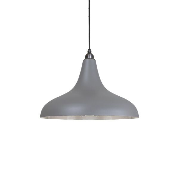 From The Anvil - Smooth Nickel Frankley Pendant - Bluff