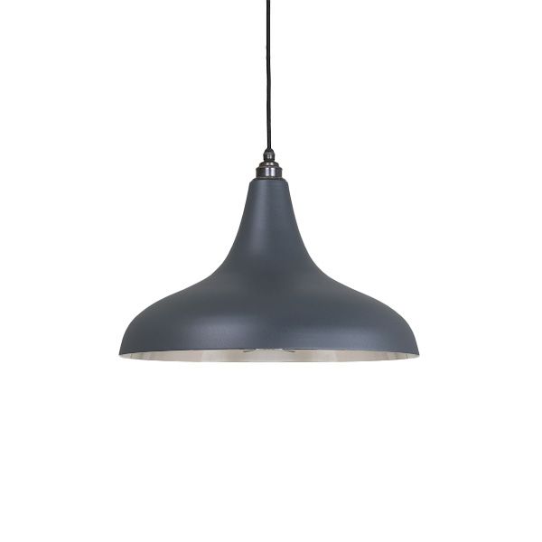 From The Anvil - Smooth Nickel Frankley Pendant - Soot