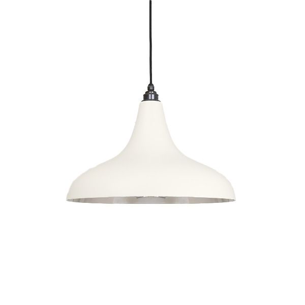 From The Anvil - Smooth Nickel Frankley Pendant - Teasel