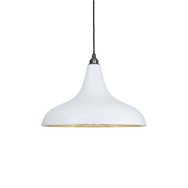 From The Anvil - Smooth Brass Frankley Pendant - Birch