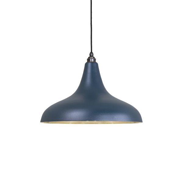 From The Anvil - Smooth Brass Frankley Pendant - Dusk
