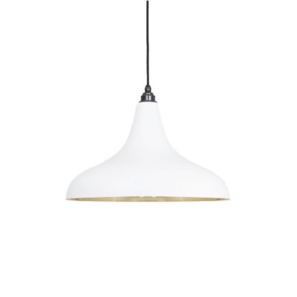From The Anvil - Smooth Brass Frankley Pendant - Flock