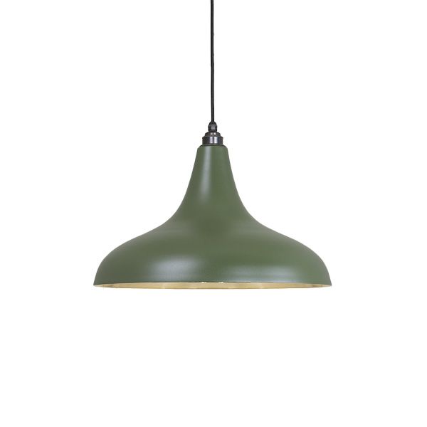 From The Anvil - Smooth Brass Frankley Pendant - Heath