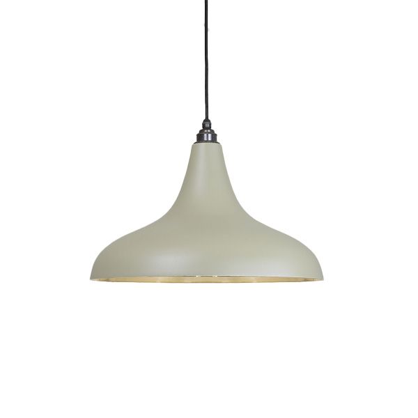 From The Anvil - Smooth Brass Frankley Pendant - Tump