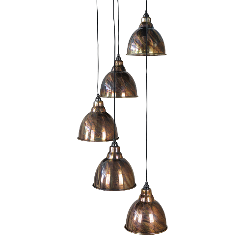 From The Anvil - Brindley Cluster Pendant - Burnished