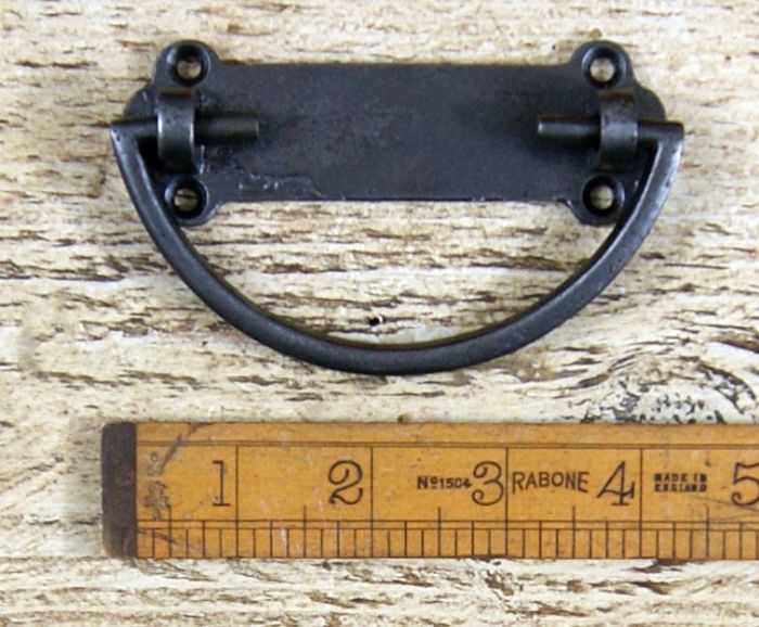 Cottingham - Drop Handle on Backplate - Antique Iron