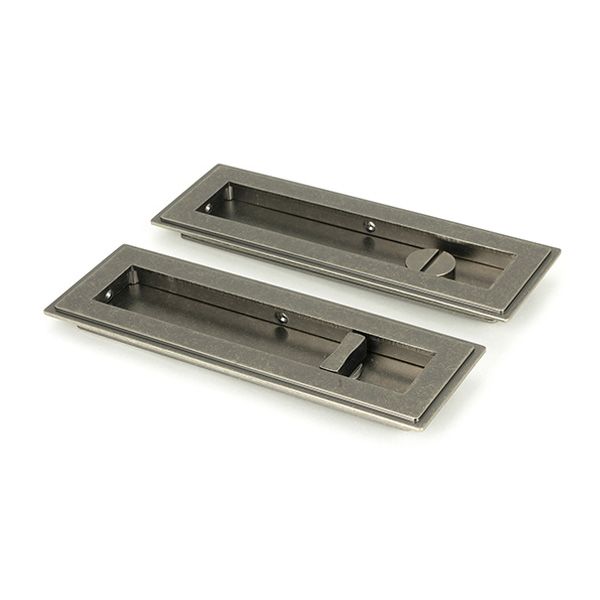 From The Anvil Art Deco Rectangular Privacy Flush Pull