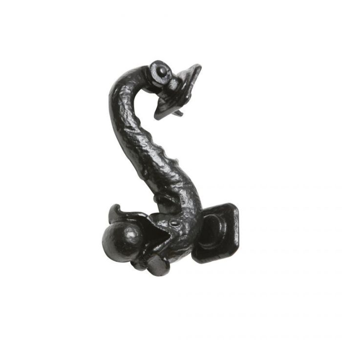 Kirkpatrick Dolphin Door Knocker - Black Antique