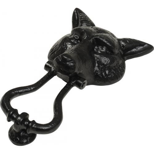 Kirkpatrick Fox Door Knocker - Black Antique