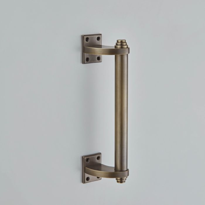 Croft Hardware Door Pull Handle on Square Roses