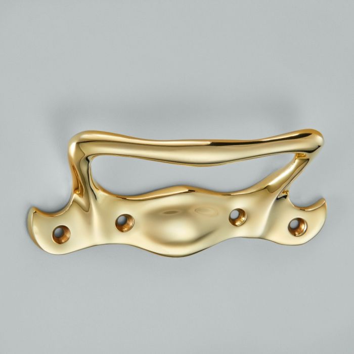 Croft Hardware Art Nouveau Sash Handle on Backplate