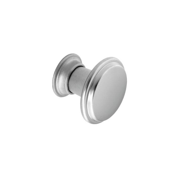 Second Nature - Pelton Cupboard Knob - Stainless Steel Effect