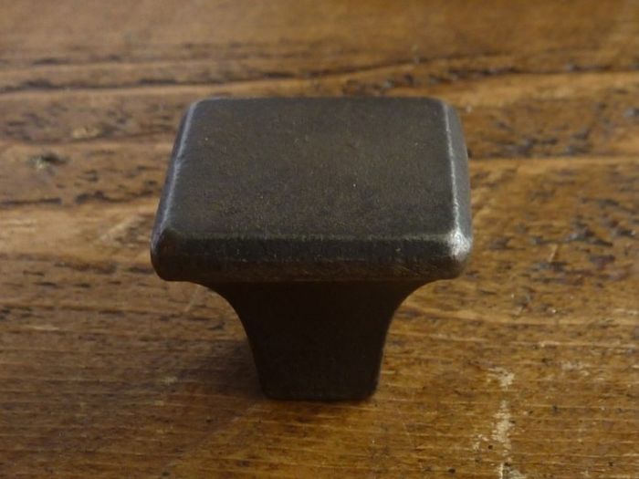 Cottingham - Square Cupboard Knob - Antique Iron