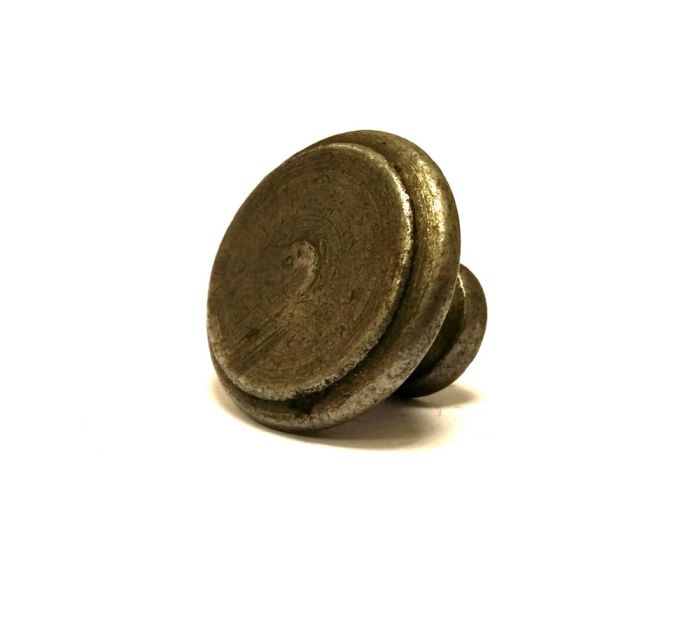 Cottingham - Flat Top Cupboard Knob - Antique Iron