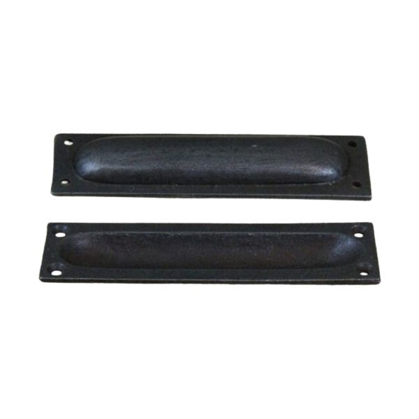 Cottingham - Rectangular Flush Pull - Antique Iron