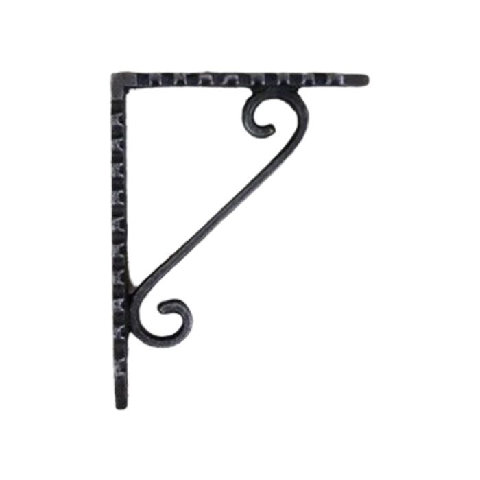 Cottingham - Scroll Shelf Bracket - Antique Iron