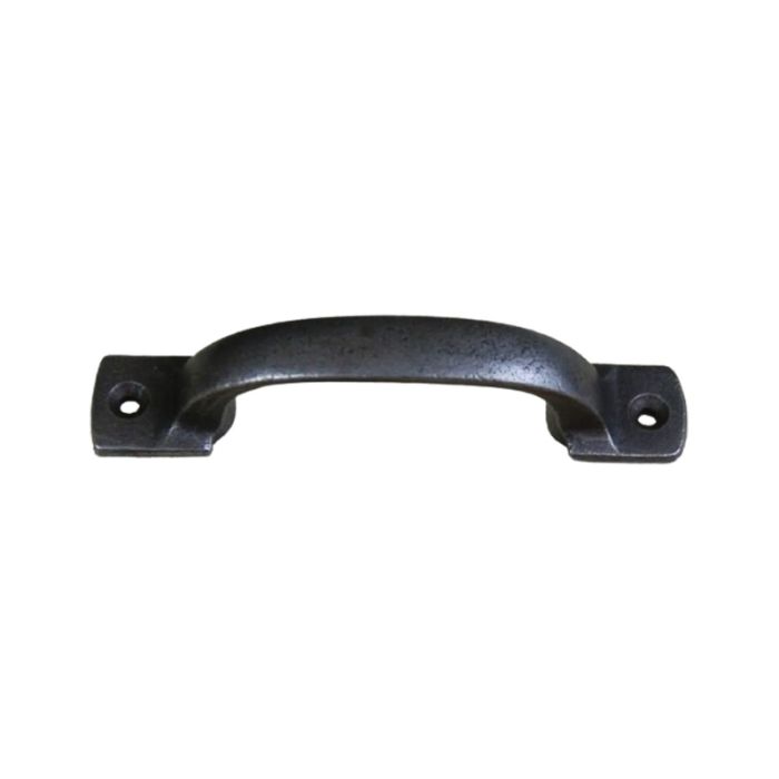 Cottingham - Square D Cupboard Handle - Antique Iron - Length 120mm 