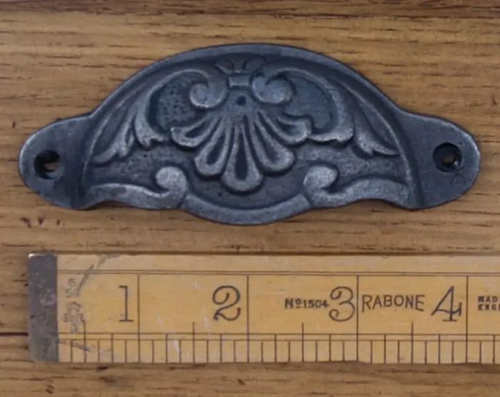 Cottingham - Fancy Cup Handle - Antique Black Wax