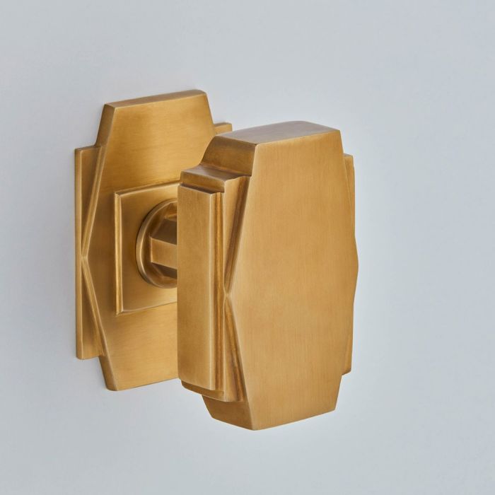 Croft Hardware Art Deco Centre Door Knob