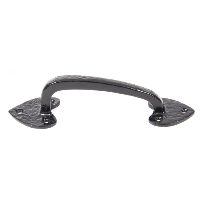 From The Anvil - Gothic Door Pull Handle - Black Antique