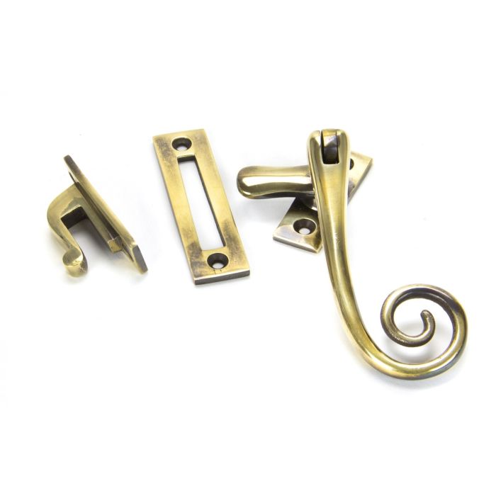From The Anvil Solid Brass Monkeytail Casement Fastener