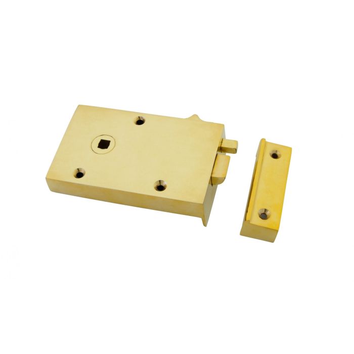 From The Anvil Bathroom Rim Latch with Locking Snib