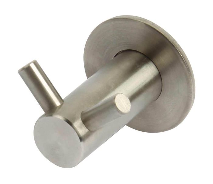 Hafele - BR 2 Arm Coat Hook - Brushed Stainless Steel