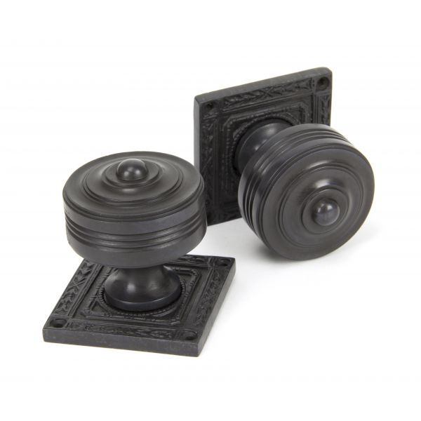 From The Anvil Tewkesbury Square Mortice Door Knob - Pair