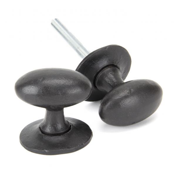 From The Anvil Oval Mortice/Rim Door Knob - Pair