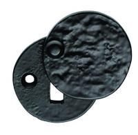 Ludlow Foundries - Standard Profile Covered Escutcheon - Black Antique