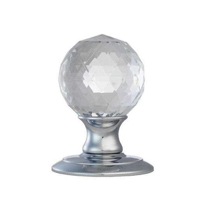 Carlisle Brass Ice Crystal Faceted Mortice Door Knob - Pair
