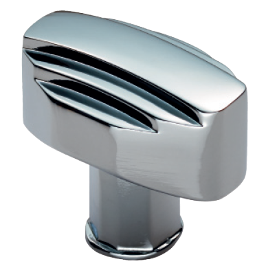 Carlisle Brass Fingertip Design Art Deco Cupboard Knob