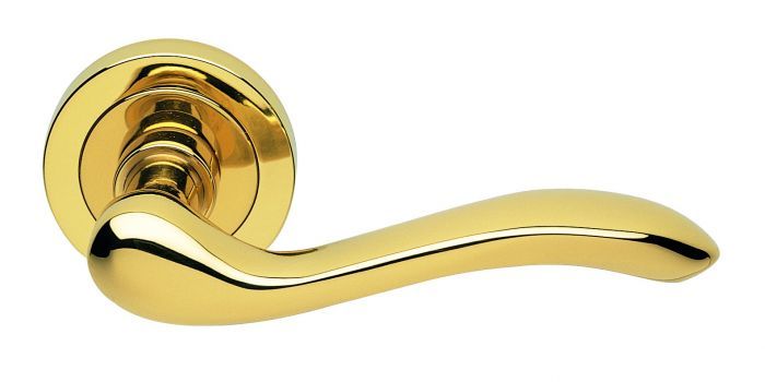 Carlisle Brass Manital Apollo Door Handle on Rose - Pair