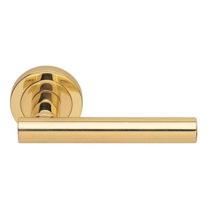 Carlisle Brass Manital Calla Door Handle on Rose - Pair