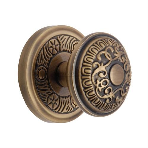 M.Marcus Heritage Brass Aydon Mortice Door Knob - Pair