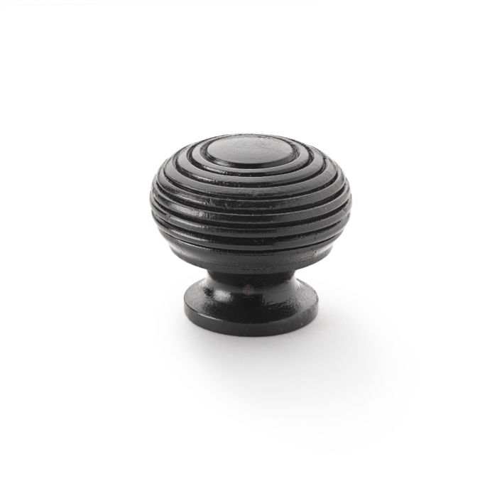 Ebony Beehive Cupboard Knob