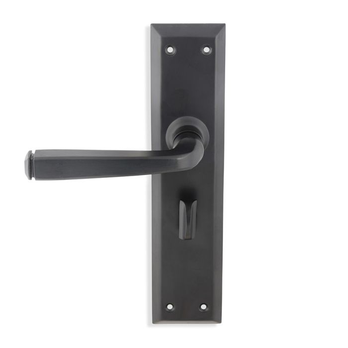 Old Mill Lock or Latch Lever Door Handles BH-100 - Black