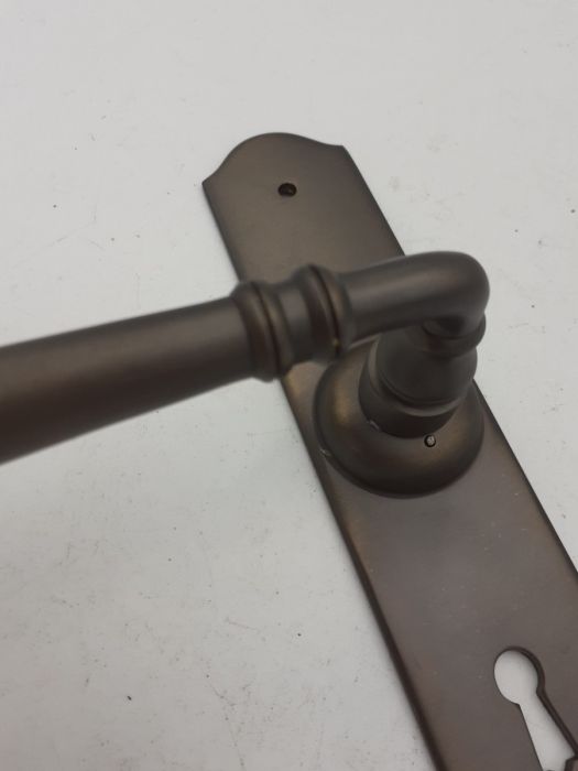 Coach House Lever Handle Set BH-101 - Dark Antique Bronze