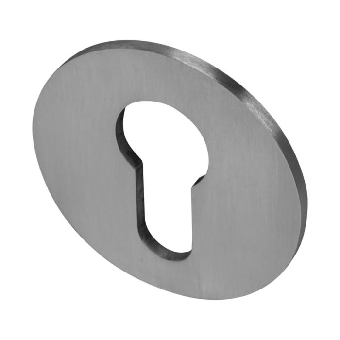 Blu Performance - Euro Profile Self Adhesive Round Escutcheon - 316 Satin Stainless Steel