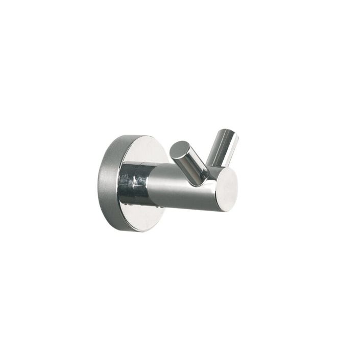 Bond Double Hook - Bright Chrome