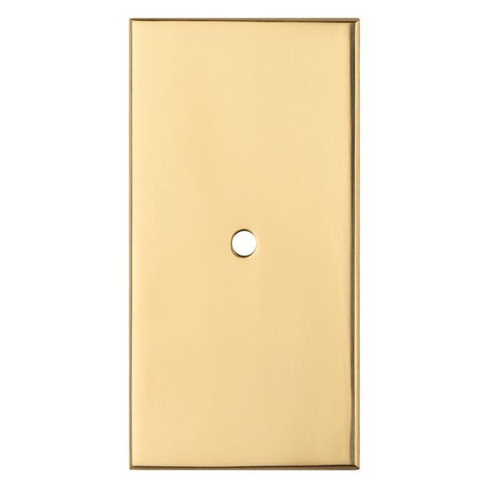 Carlisle Brass Rectangular Backplate for Cupboard Knob