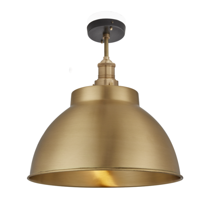 Industville 13 Inch Brooklyn Dome Flush Mount