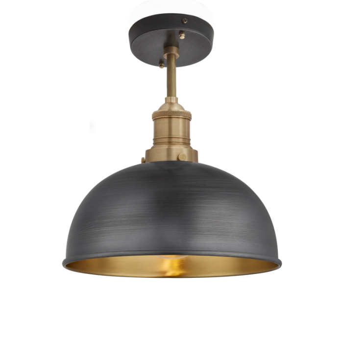 Industville Brooklyn Dome Flush Mount (8 Inch)